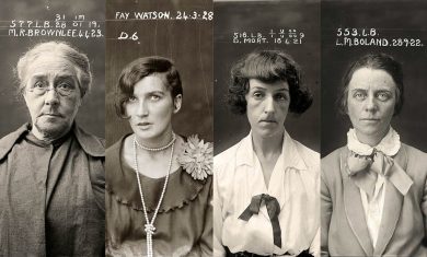 Donne del crimine: foto segnaletiche di un secolo fa