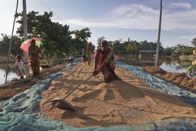 India, i monsoni di luglio