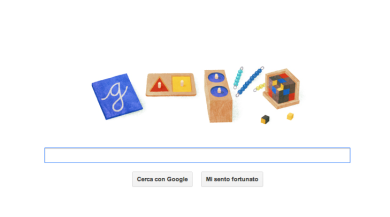 Un doodle per Maria Montessori