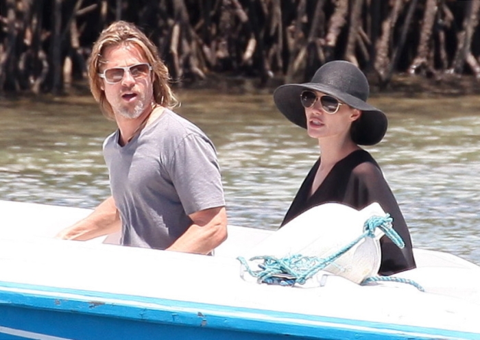 Brad Pitt e Angelina Jolie: niente nozze, tanto shopping Brad Pitt e Angelina Jolie: niente nozze, tanto shopping