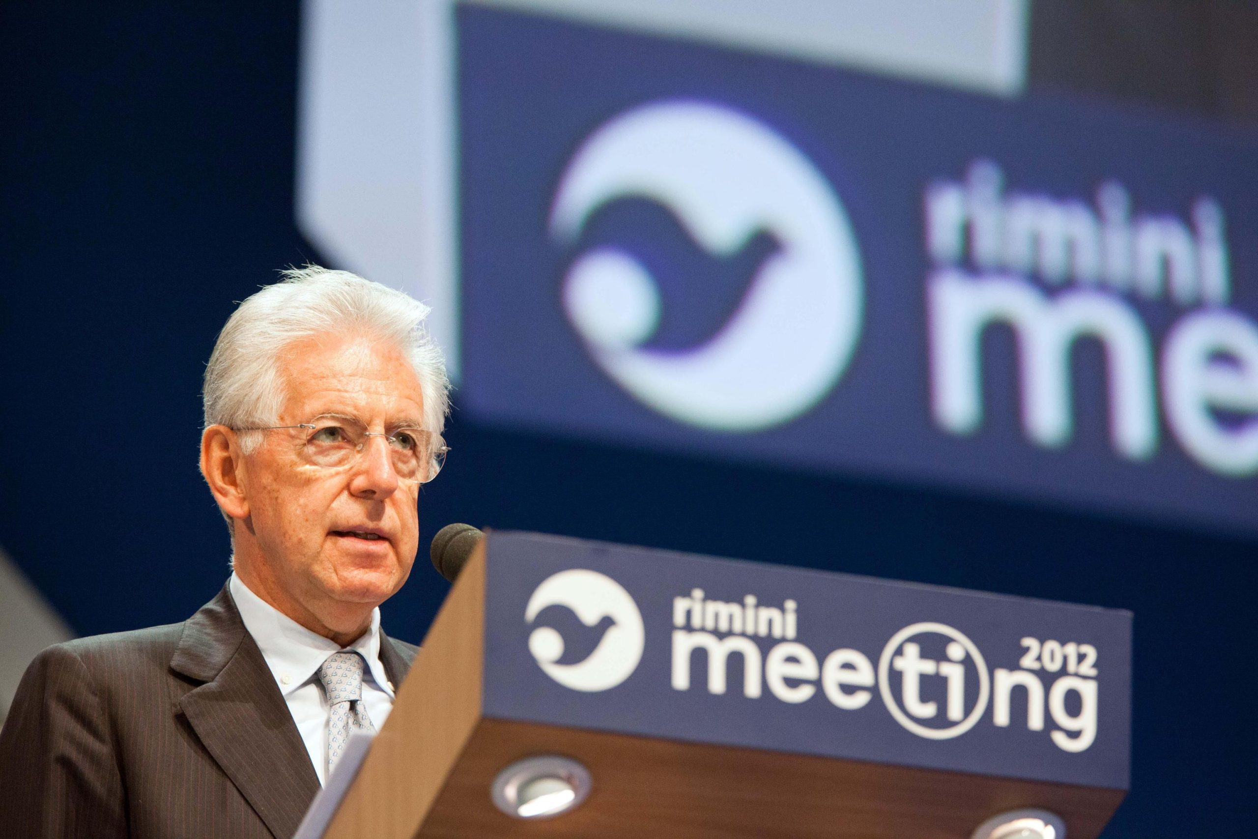 Monti e i 10 messaggi da Rimini