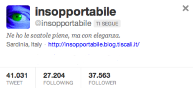 @insopportabile: mia moglie non capisce il perché di questa mia popolarità