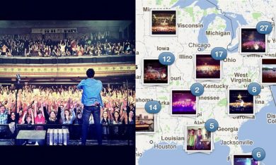 Instagram: arrivano le fotomappe