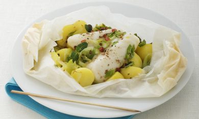 Ricette d’estate: merluzzo al cartoccio