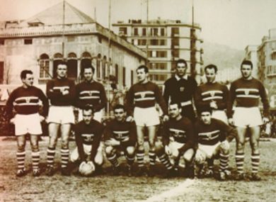 La maglia della Sampdoria: storia di quattro colori magici