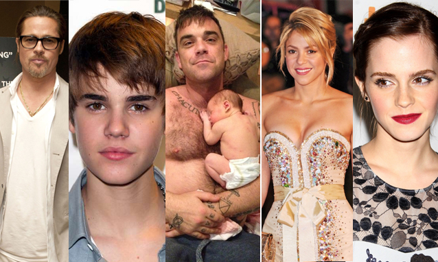 Da Robbie Williams papà a Shakira mamma. La vita dei vip nel mirino Da Robbie Williams papà a Shakira mamma. La vita dei vip nel mirino