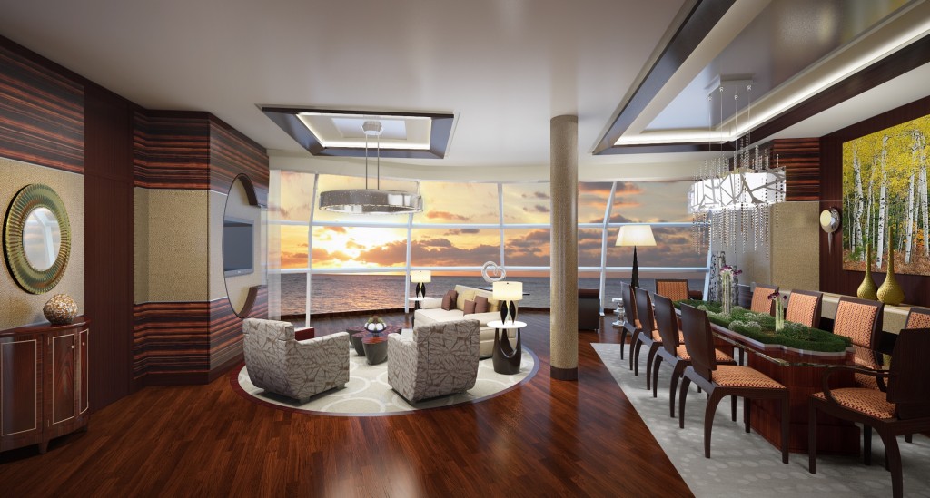 Il lusso in mezzo al mare