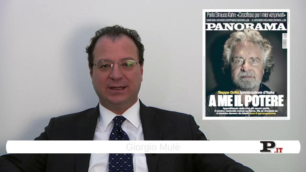 Il direttore Giorgio Mulè presenta il nuovo numero di Panorama, in edicola dall’1 novembre