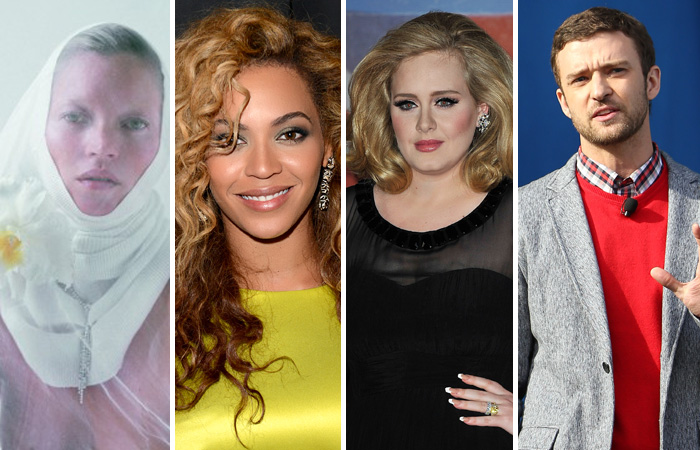 Kate Moss suora nuda mentre Adele viene insultata Kate Moss suora nuda mentre Adele viene insultata