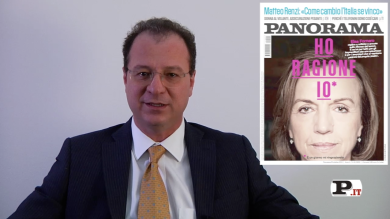 Il direttore Giorgio Mulè presenta il nuovo numero di Panorama, in edicola dal 18 ottobre