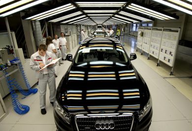 Audi vola, la Fiat arranca e la Cina fa la differenza