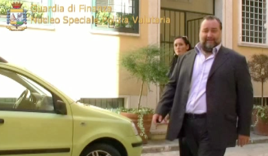 Arresto Fiorito. Il video della GdF