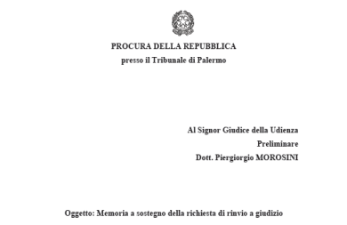 Trattativa Stato-Mafia: il memoriale dei pm di Palermo