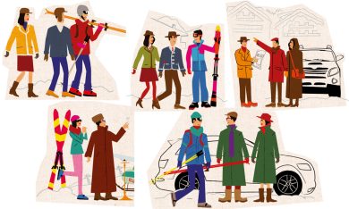 Gli abominevoli turisti delle nevi