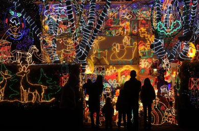 Le luci di Natale nelle foto più belle