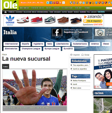 Sampdoria, la nueva sucursal