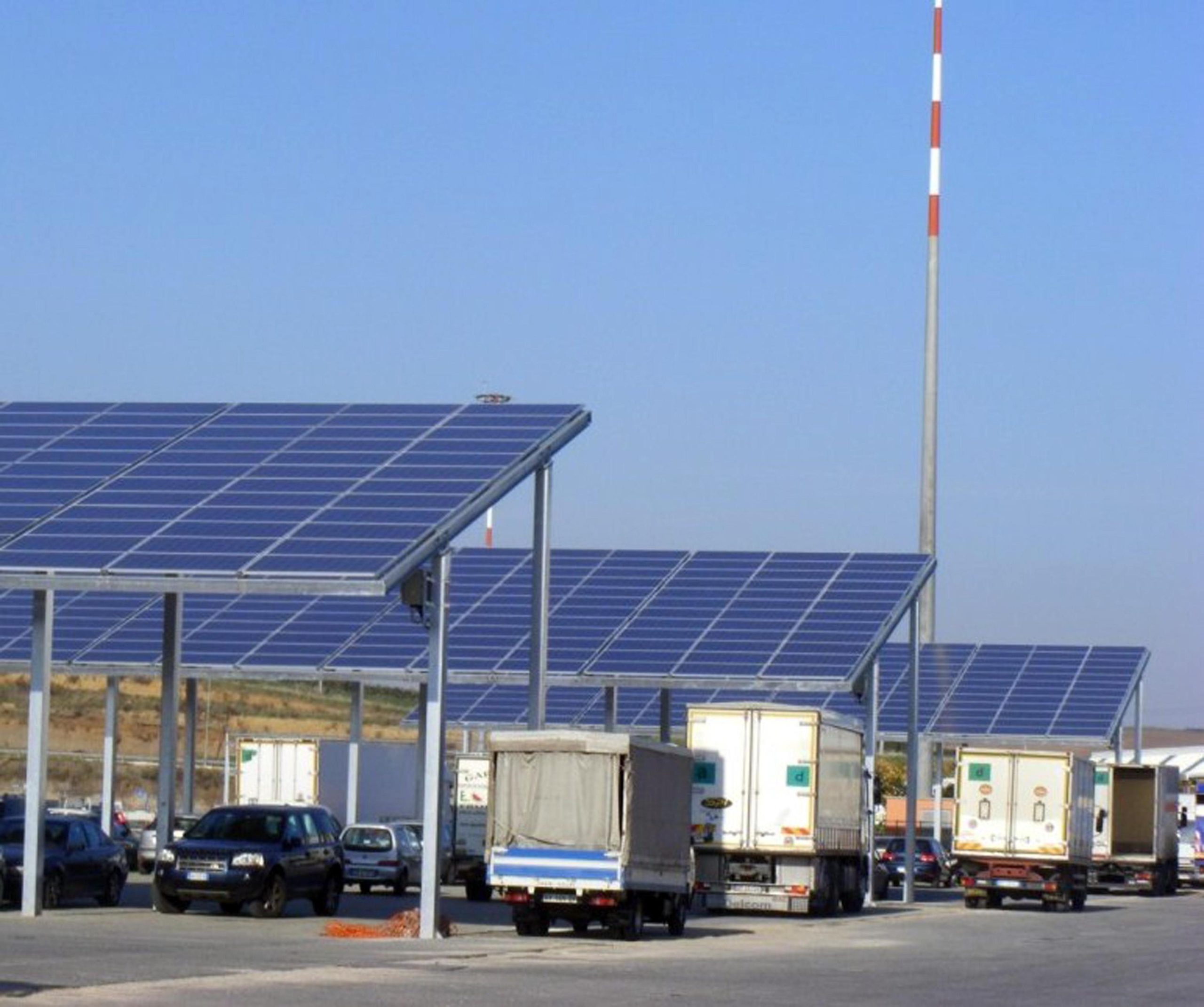 The largest solar PV greenhouse is in Sardinia