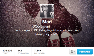 @Coccimari: Mi piaccio da pazzi. Questa è la verità