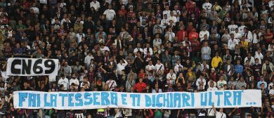 Il caos dei cori da stadio