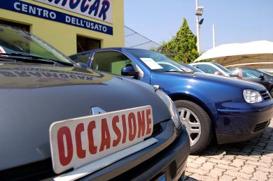 Auto usate, a gennaio boom di vendite