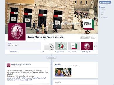 Scandalo Mps, su Facebook la campagna verità