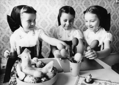 Pasqua vintage in foto