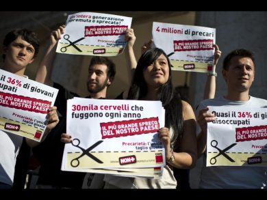 Crisi, nel lavoro è l’Italia la più colpita