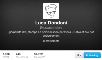 Luca Dondoni: Li metto in guardia prima