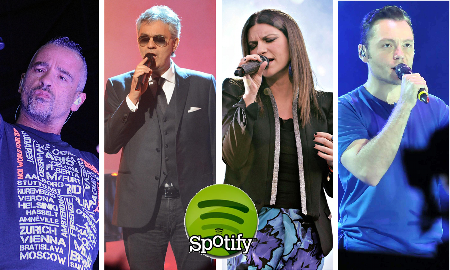 Spotify: i 50 cantanti italiani più amati Spotify: i 50 cantanti italiani più amati