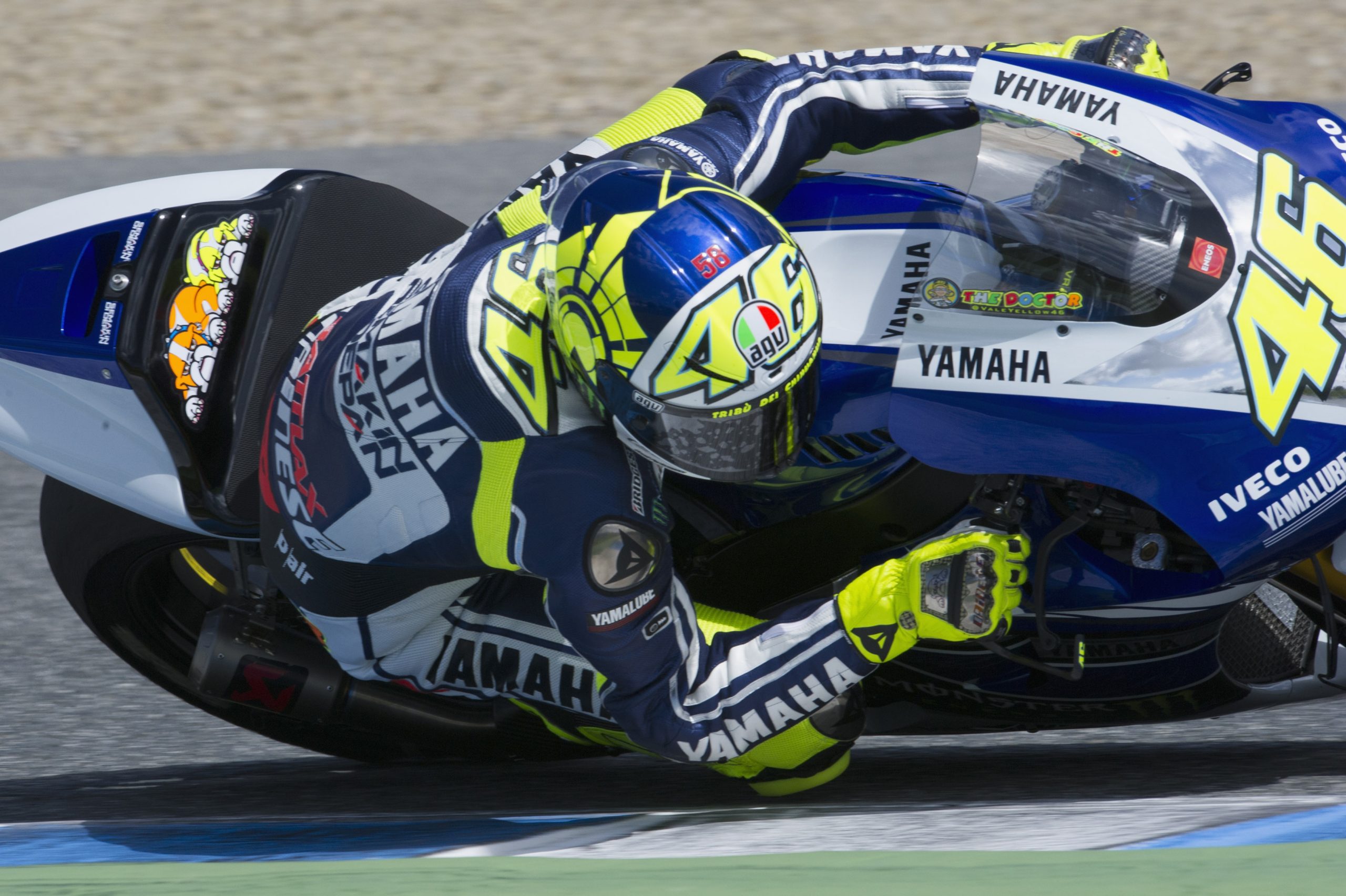 Valentino Rossi è tornato: primo nei test di Jerez