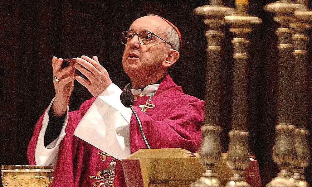 Prima omelia a braccio per Papa Francesco Prima omelia a braccio per Papa Francesco