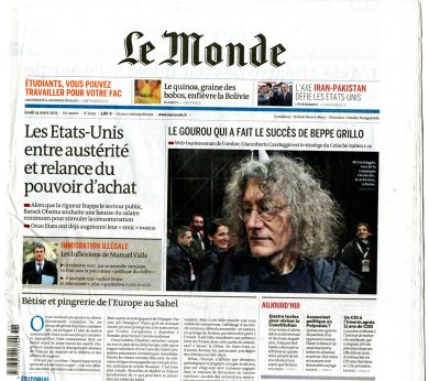 La Francia si interroga su Grillo