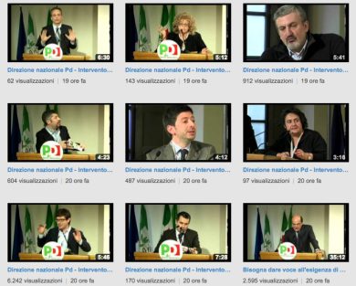 Bersani sconfitto anche in rete: solo terzo su You Tube