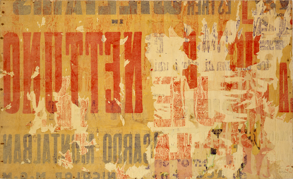Mimmo Rotella in mostra a Milano