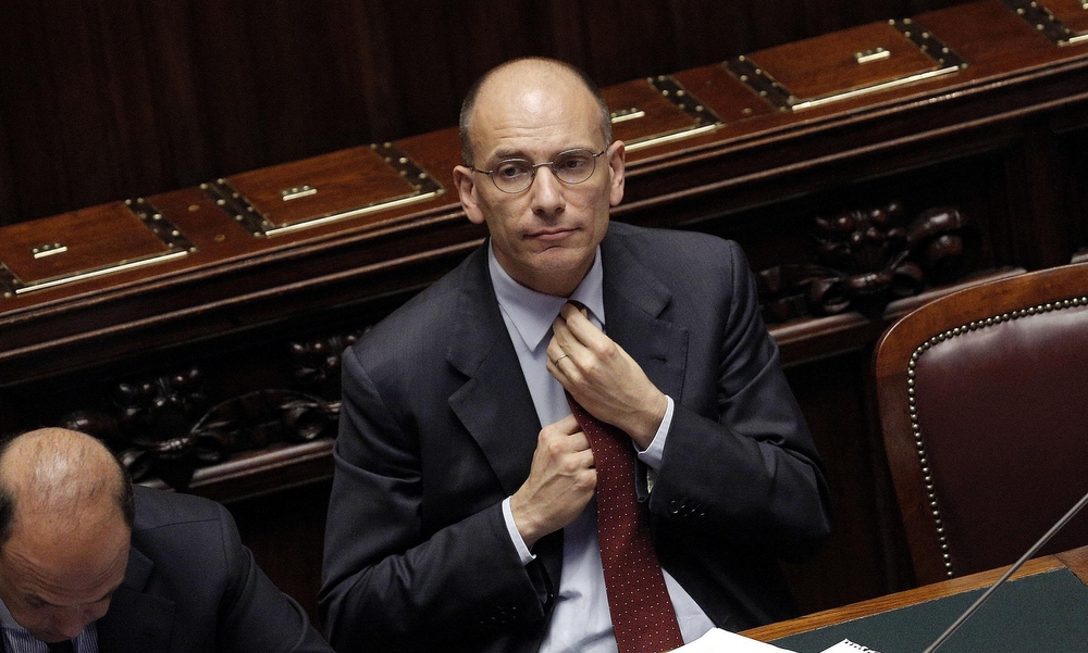 Gli Stati Uniti osservano le acrobazie di Enrico Letta