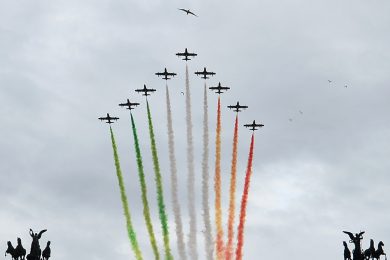 Le Frecce Tricolori conquistano Volandia!