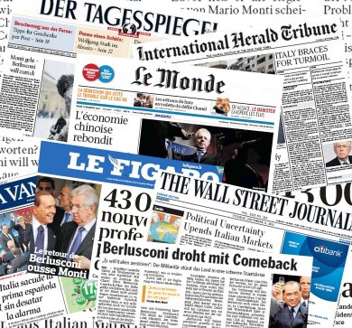 Napolitano bis. Le reazioni della stampa estera