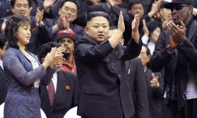 La diplomazia del Basket con Kim Jong- Un