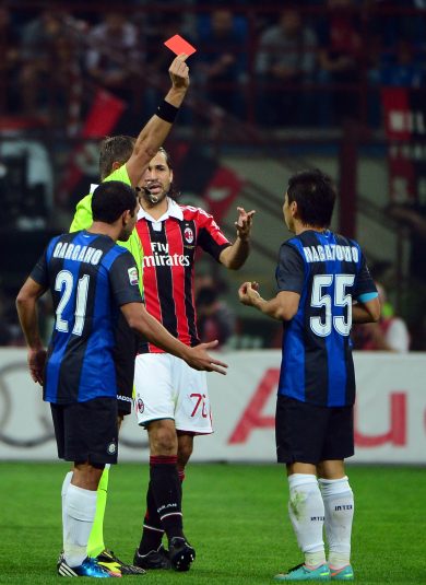 Inter e Milan a confronto: cartellini, squalifiche e rigori