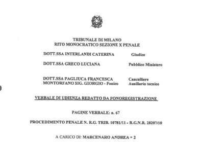 Caso Mulè: la deposizione di De Francisci