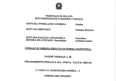Caso Mulè: il verbale di Francesco Messineo