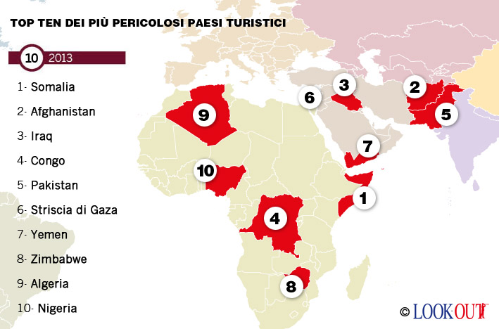 I Paesi più pericolosi del mondo