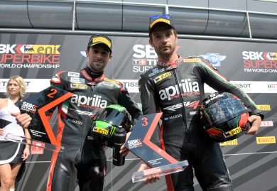 Sylvain Guintoli ed Eugene Laverty: intervista doppia alla super coppia Aprilia