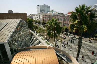 The Clock Tower building in Santa Monica is now Italian