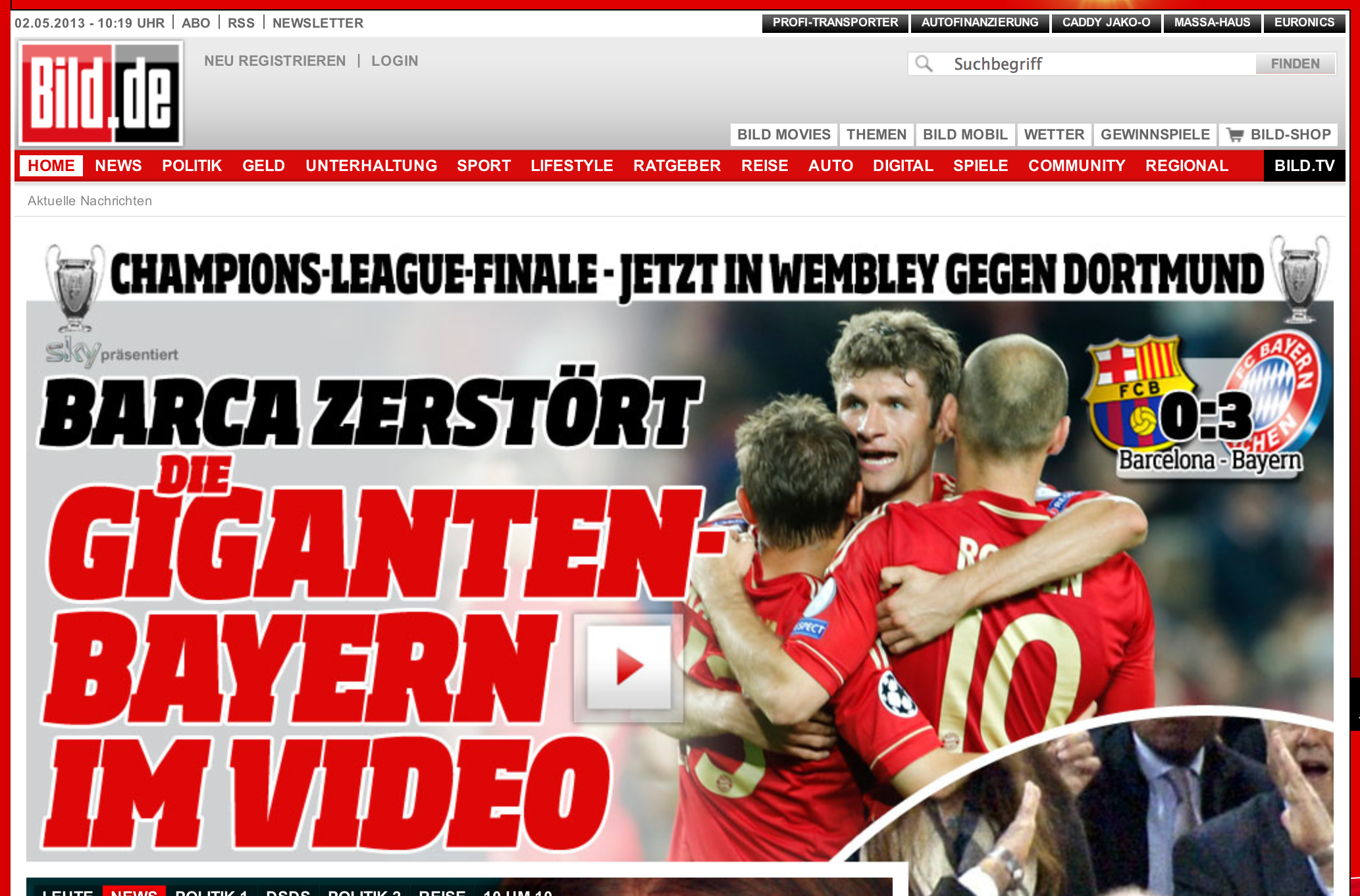 Barcellona – Bayern: le foto più belle e le prime pagine Barcellona – Bayern: le foto più belle e le prime pagine