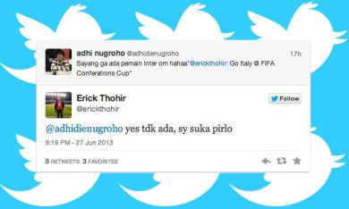 Thohir ed il “suka” Pirlo