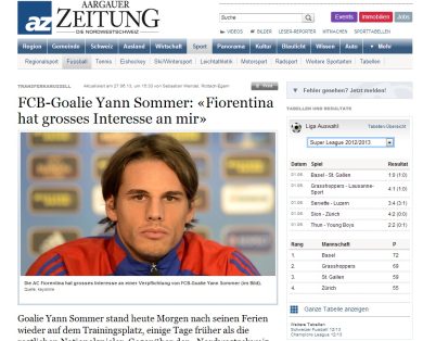 Yan Sommer: ‘La Fiorentina mi vuole’