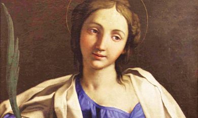 Il misterioso Sassoferrato a colloquio con i suoi maestri: Perugino e Raffaello