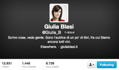 Giulia Blasi: Ecco perché non sai chi sono