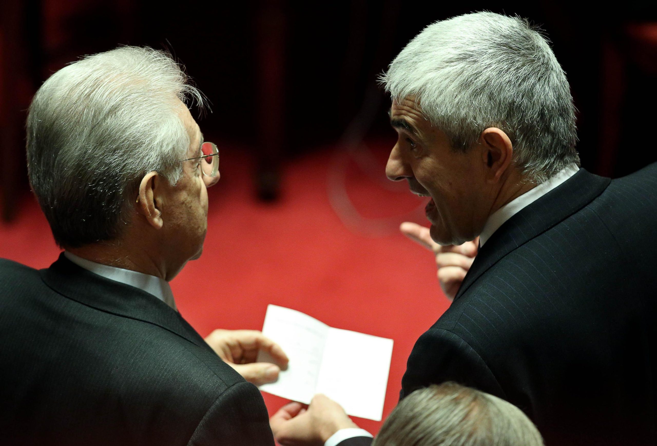 Monti-Casini: alleanza in bilico Monti-Casini: alleanza in bilico